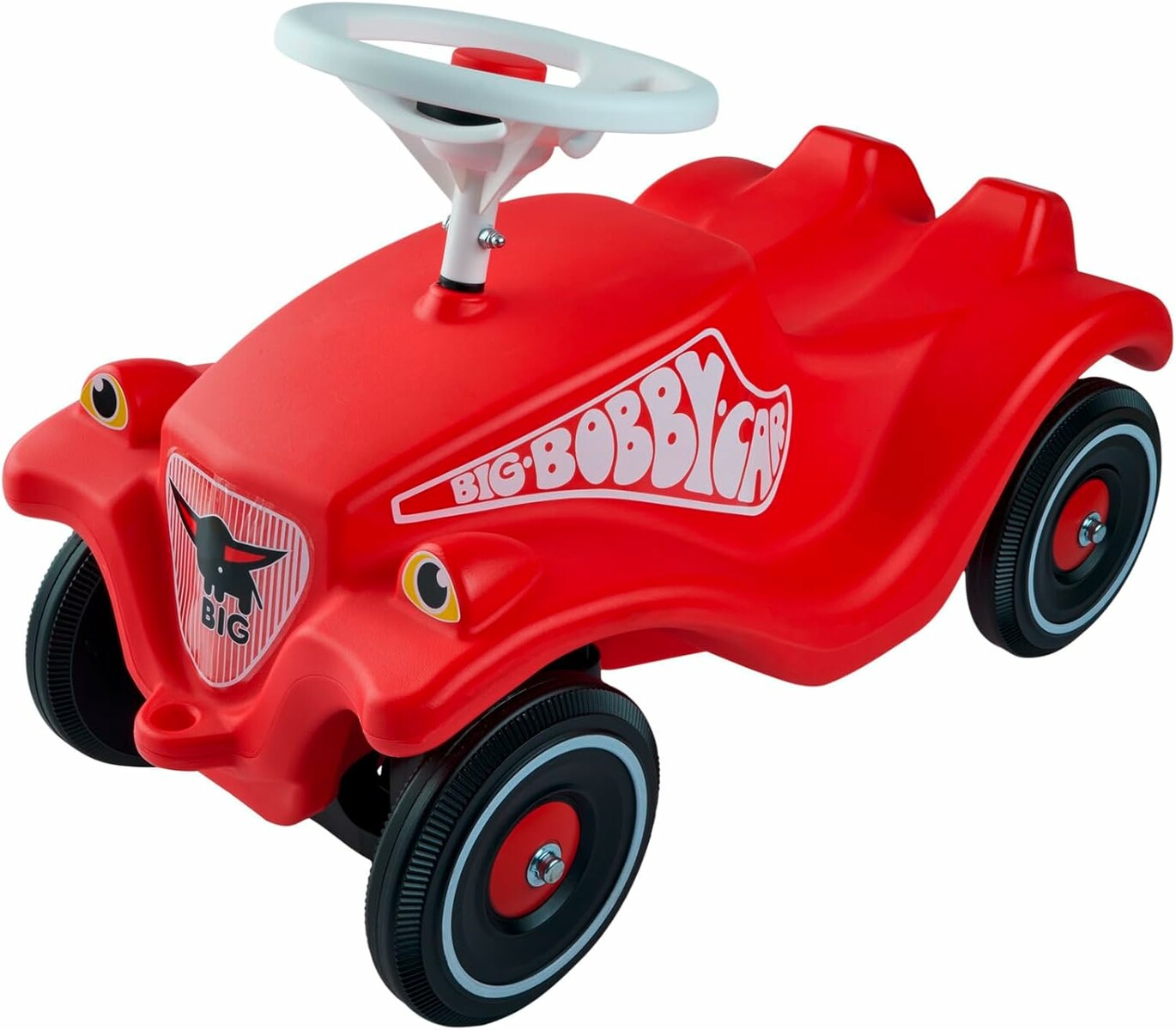 BIG Bobby Car Classic - jeździk dla dzieci, pojazd ślizgowy do 50 kg, czerwony