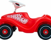 BIG Bobby Car Classic - jeździk dla dzieci, pojazd ślizgowy do 50 kg, czerwony – zdjęcie 2