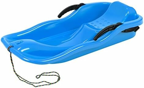 Prosperplast Race sanki dziecięce z hamulcem ręcznym, niebieskie, 87 cm