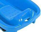 Prosperplast Race sanki dziecięce z hamulcem ręcznym, niebieskie, 87 cm – zdjęcie 3