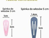 Spinki do włosów Funtopia dla dziewczynki, metalowe, zestaw 80 szt. – zdjęcie 3