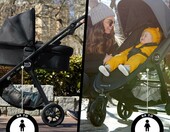 Baby Jogger City Mini GT2 wózek sportowy do biegania, czarny – zdjęcie 4