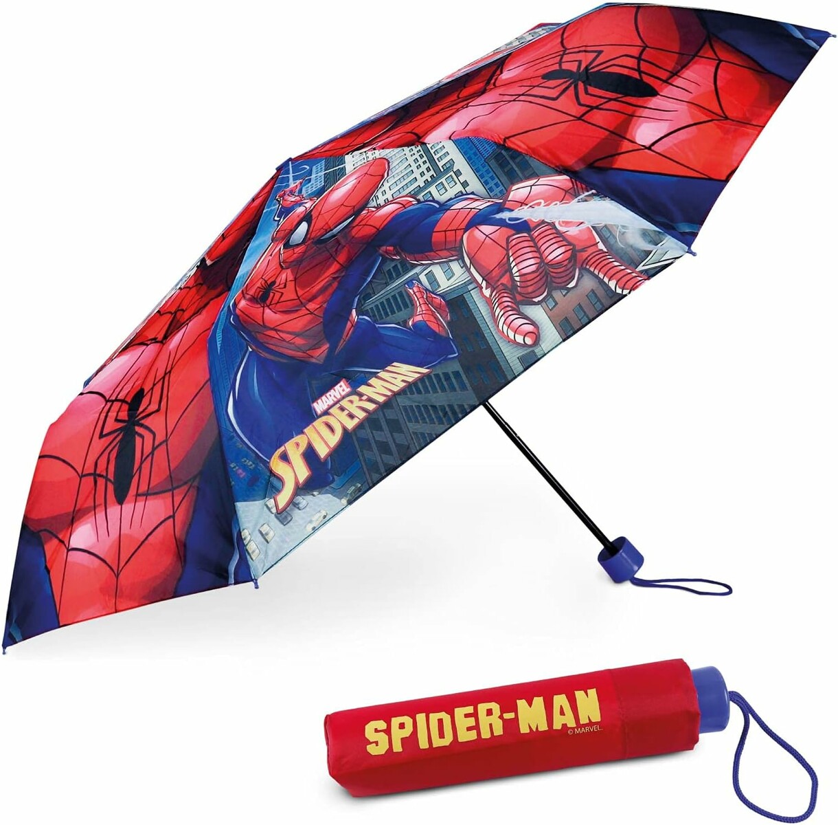 Parasolka dziecięca BONNYCO Spiderman, składana, kompaktowa