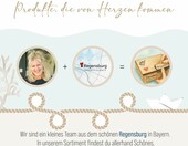Figurki aniołków Logbuch-Verlag białe, komplet 4 szt., pamiątka na chrzest – zdjęcie 4