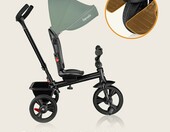 Lionelo Haari rowerek trójkołowy z rączką rodzica, zielony/czarny, do 25 kg – zdjęcie 5