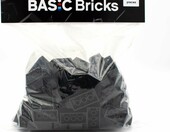 LEGO Basic Bricks 3001 – 100 pojedynczych klocków 2x4, czarne – zdjęcie 2