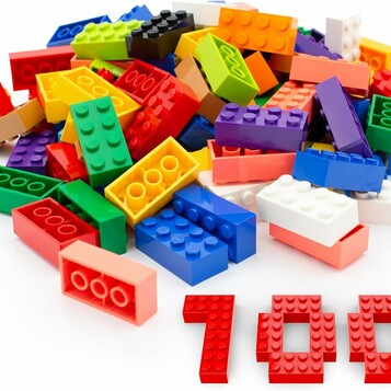 100 mieszanych kolorowych LEGO Classic Basic (stan nowy)
