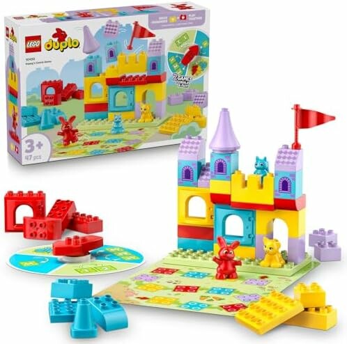 LEGO DUPLO Gra Zamek Hopsy 10450 – klocki i gra planszowa 2 w 1