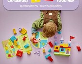 LEGO DUPLO Gra Zamek Hopsy 10450 – klocki i gra planszowa 2 w 1 – zdjęcie 5