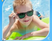 Okulary przeciwsłoneczne dziecięce Nlieanuc, polaryzacyjne, ochrona UV – zdjęcie 5
