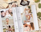 Album na zdjęcia dziecka Ywlake, lniana okładka, na 300 zdjęć – zdjęcie 4