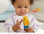 MEGA BLOKS First Builders Pociąg ABC – klocki edukacyjne dla malucha – zdjęcie 4