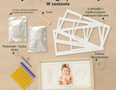 Ramka pamiątkowa KeaBabies na odciski dłoni i stóp dziecka – zdjęcie 2