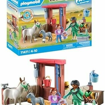 Weterynarz z osiołkami PLAYMOBIL Country 71471 (stan nowy)