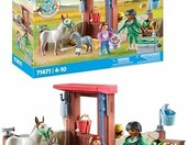 PLAYMOBIL Country 71471 Weterynarz z osiołkami – zestaw figurek – zdjęcie 1