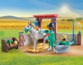 PLAYMOBIL Country 71471 Weterynarz z osiołkami – zestaw figurek – zdjęcie 2