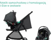 Bebeconfort Azur Duo wózek wielofunkcyjny 2w1 z fotelikiem samochodowym, grafitowy – zdjęcie 2