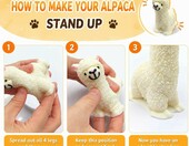 AIYONG Squishy Fun Box zestaw 4 gniotków dla dzieci, ser, kostki lodu, jabłko, alpaka – zdjęcie 4