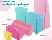 COSTWAY Klocki piankowe XXL 6 elementów – miękkie klocki do zabawy i wspinania – zdjęcie 4