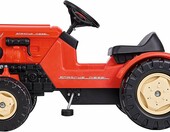 BIG Porsche Diesel Junior – traktor na pedały dla dzieci, czerwony – zdjęcie 2
