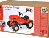 BIG Porsche Diesel Junior – traktor na pedały dla dzieci, czerwony – zdjęcie 3