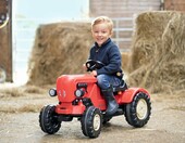 BIG Porsche Diesel Junior – traktor na pedały dla dzieci, czerwony – zdjęcie 5