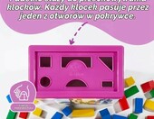 Eichhorn Drewniane klocki kolorowe 100 elementów w wiaderku, od 1 roku – zdjęcie 5