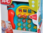 Simba ABC Kolorowy Telefon - zabawkowy telefon edukacyjny z dźwiękami – zdjęcie 3