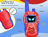 Toyokid Walkie Talkie Pająk - krótkofalówki dla dzieci, zestaw 2 szt. – zdjęcie 4