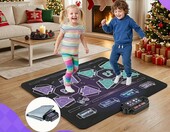 Costway Mata do tańczenia LED dla dzieci - elektroniczna mata muzyczna, 2 graczy – zdjęcie 4