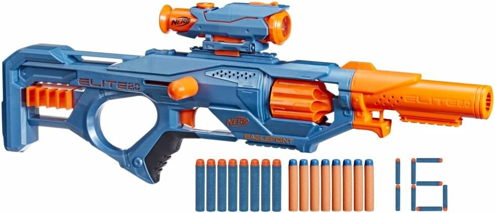 NERF Elite 2.0 Eaglepoint RD-8 - wyrzutnia piankowych strzałek dla dzieci