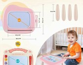 Smasiagon Magnetyczna tablica do rysowania dla dzieci, przenośna – zdjęcie 2