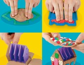 Play-Doh Builder Piernikowa chatka - zestaw plastyczny do budowania i lepienia – zdjęcie 5