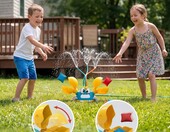 Meribbit Zraszacz Krab 3w1 - zabawka ogrodowa wodna z rzucaniem woreczków – zdjęcie 5