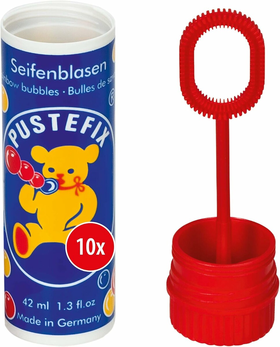 Pustefix zestaw 10 baniek mydlanych dla dzieci, klasyczne 42 ml