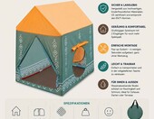 COIL Namiot ogrodowy dla dzieci 7w1 z tunelami, wielokolorowy – zdjęcie 5
