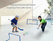 TLHWIN zestaw do hokeja dla dzieci - 2 bramki, 2 kije, krążek – zdjęcie 5