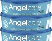AngelCare Kaseta uzupełniająca do kosza na pieluchy - 3 szt., niebieska – zdjęcie 1