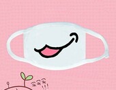 Xshelley Maseczki bawełniane dla dzieci - zestaw 6 szt., białe, unisex – zdjęcie 5