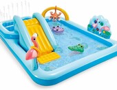 INTEX Plac zabaw Dżungla z basenem i zjeżdżalnią 244x198x71 cm – zdjęcie 1