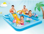 INTEX Plac zabaw Dżungla z basenem i zjeżdżalnią 244x198x71 cm – zdjęcie 4