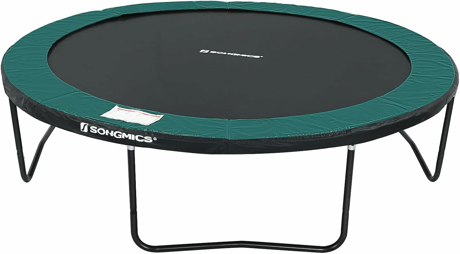 SONGMICS Zamienna mata do trampoliny 366 cm - mata do skakania, czarna