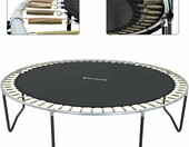 SONGMICS Zamienna mata do trampoliny 366 cm - mata do skakania, czarna – zdjęcie 4