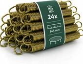 Arebos Sprężyny do trampoliny 165 mm - zestaw 24 szt., stal nierdzewna – zdjęcie 1