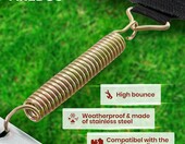 Arebos Sprężyny do trampoliny 165 mm - zestaw 24 szt., stal nierdzewna – zdjęcie 3