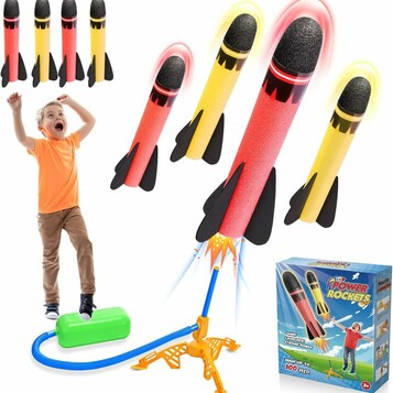 Wyrzutnia rakiet piankowych HappyKidsClub – stan: nowy