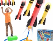 HappyKidsClub Wyrzutnia rakiet piankowych - zabawka ogrodowa dla dzieci – zdjęcie 1