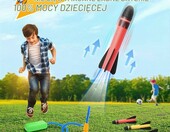 HappyKidsClub Wyrzutnia rakiet piankowych - zabawka ogrodowa dla dzieci – zdjęcie 2