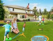 HappyKidsClub Wyrzutnia rakiet piankowych - zabawka ogrodowa dla dzieci – zdjęcie 4