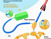 HappyKidsClub Wyrzutnia rakiet piankowych - zabawka ogrodowa dla dzieci – zdjęcie 5
